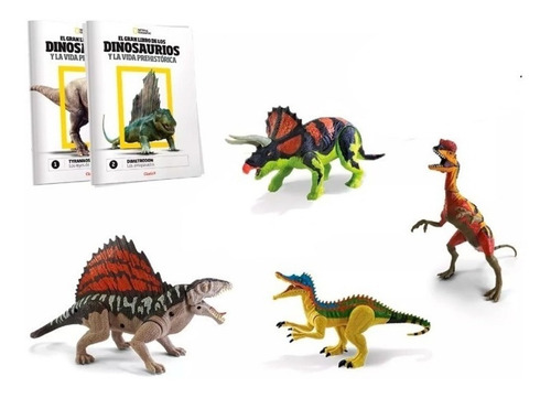 Clarín Colección De 14 Dinosaurios De Natgeo