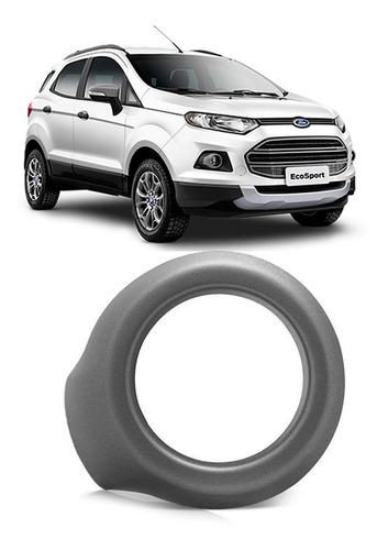 Aro Moldura Milha Ecosport 2013 2014 2015 16 2017 Cinza