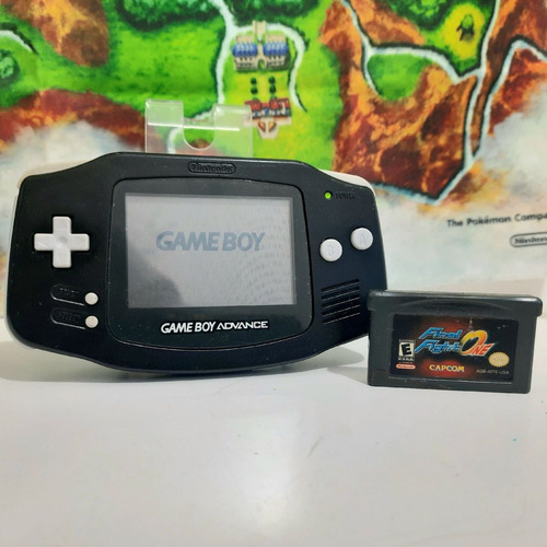 Nintendo Game Boy Advance Black Com Jogo Final Fight Preto (Usado)