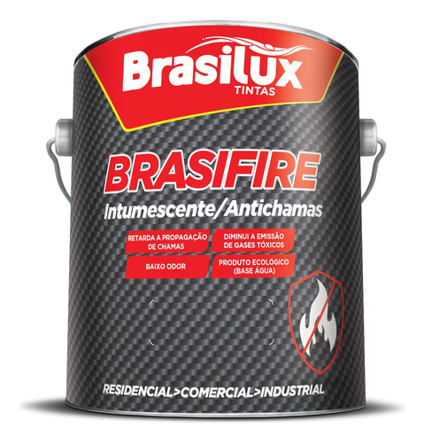 Tinta Antichama Brasifire Brasilux Base Agua Branca 3.6l