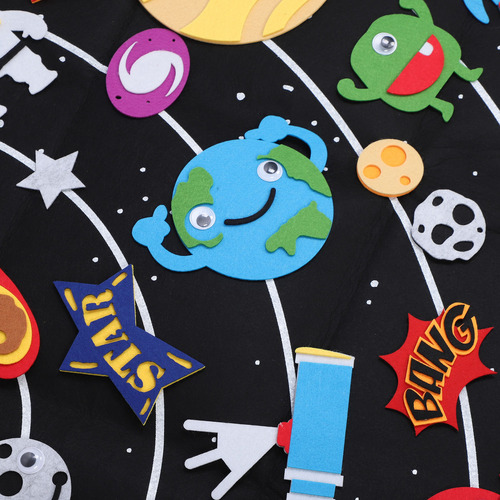 Para Guión Gráfico De Fieltro Outer Space, 45 Piezas, 3.5