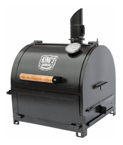 Churrasqueira Defumador Forno Smoker Sugar Kings Barbecue Cor Preto