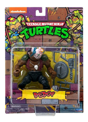 Tortugas Ninja Vintage Reissue Bebop Tmnt Playmates