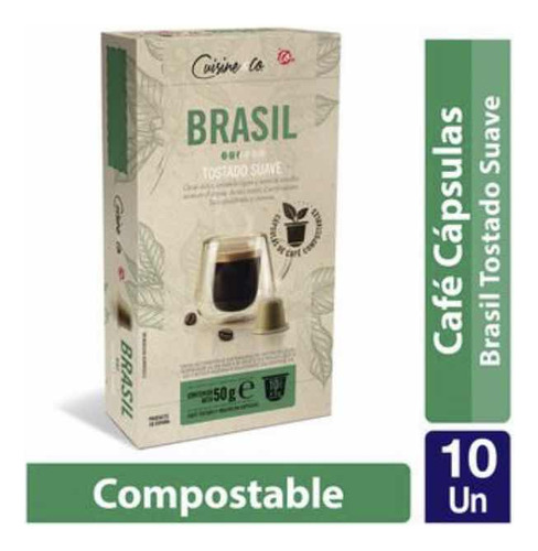 50 Cápsulas De Café Cusine & Co Compatibles Con Nespresso