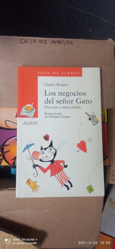 Libro Los Negocios Del Señor Gato. Gianni Rodari