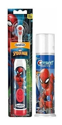 Bce Trends Spider-man - Juego De Cepillo De Dientes Eléctric