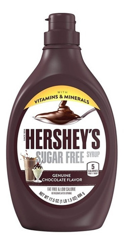 Hershey's Jarabe De Chocolate Cero Azúcar 496g Xtrm P