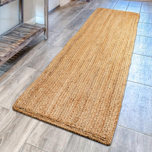 Signature Loom Handcrafted Farmhouse Yute Accent Rug (2 Pies