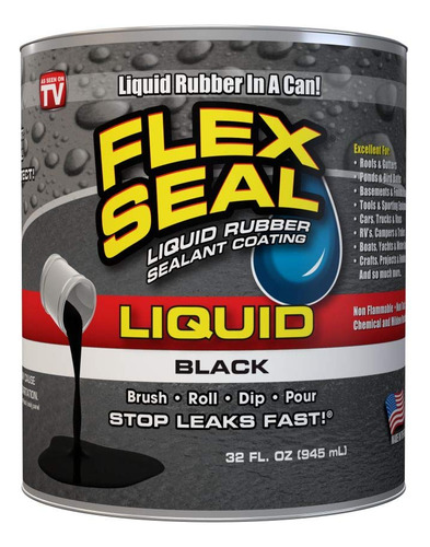 Sellador Flex Seal Liquid Swift Response Lfsblkr32 946 Ml, N