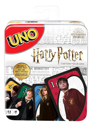 Juegos Mattel Uno Harry Potter Juego De Cartas En Lata De Y