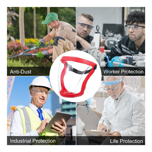 Protectores De Seguridad Completos Meccanixity Red, Antifogg