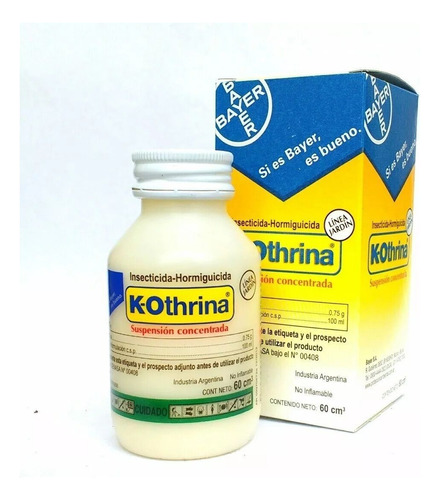 Insecticida K-othrina X 60 Cc Bayer Cucarachas Hormigas