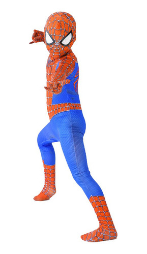 Fantasia Tradicional Luxo Infantil Homem-aranha Clássico