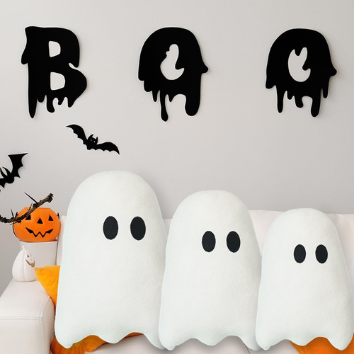 3 Piezas De Almohadas De Halloween, Almohada Decorativa De