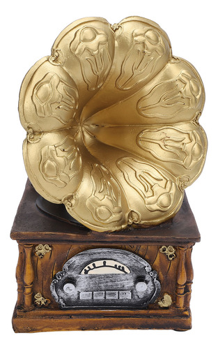 Modelo De Tocadiscos Fonógrafo, Gramófono Retro, Resina