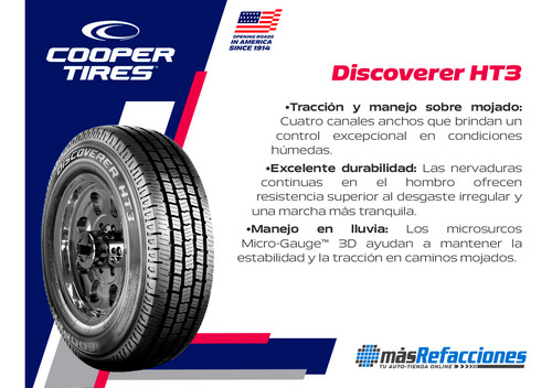 Llanta Cooper Lt235/80r17 Discoverer Ht3 120/117r
