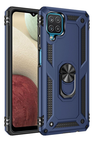 Funda Protector Uso Rudo Con Anillo Magnetico Para Samsung