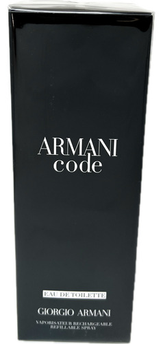 Perfume Giorgio Armani Code Edt 200ml - Selo Adipec Original