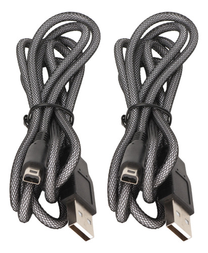 Para Cabo Usb 3ds, 2 Peças, Cabo De Carregamento De Energia