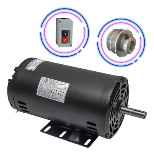 Motor Elétrico Trifásico 3cv 2 Pólos Alta Rotação 220/380v