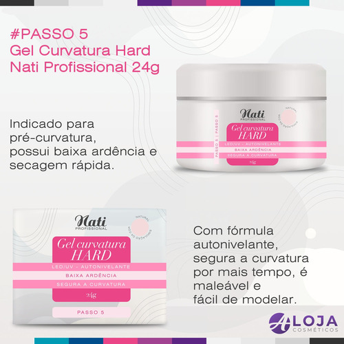 Imagem 8 de 11 de Kit Alongamento Nati - 9 Itens - Gel Led/uv Profissional