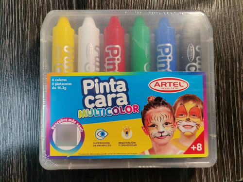 Pinta Carita Artel 6 Colores (hipoalergenico) 