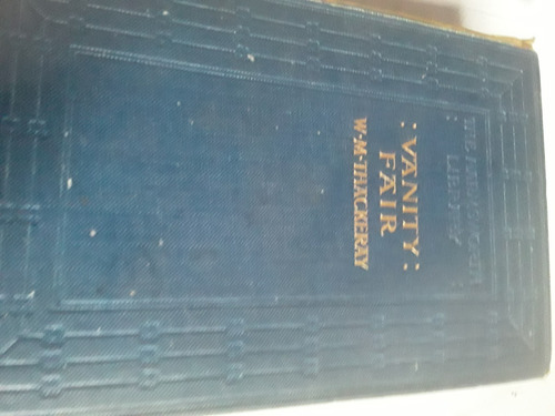 Vanity Fair De W. M. Thackeray Libro Antiguo