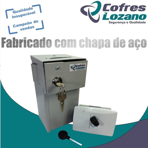 Imagem 2 de 10 de Cofre Tomada Embutir Com Gaveta Interna E Fundo Falso