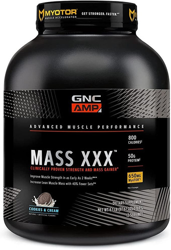 Gnc Amp Mass Xxx Con Proteína En Polvo Myotor | Fórmula D.
