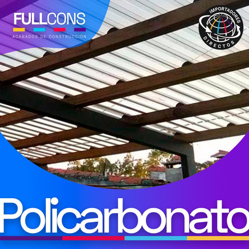 Imagen 1 de 9 de Cubiertas De Policarbonato Alveolar