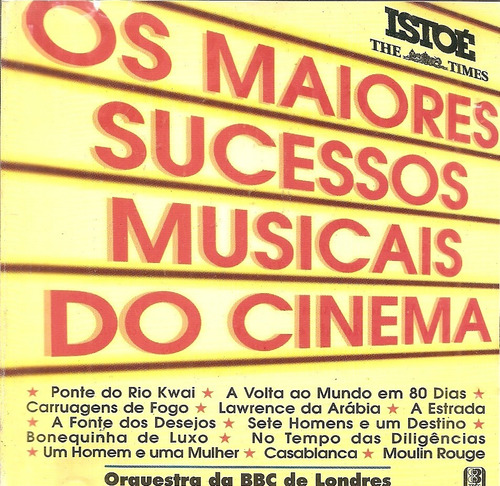 Cd Os Maiores Sucessos Musicais Do Cinema