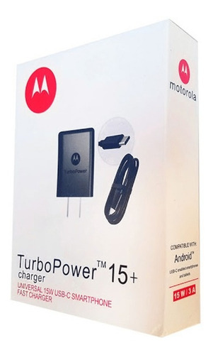Cargador Motorola Turbo Tipo C Moto G Moto Z Moto G Original