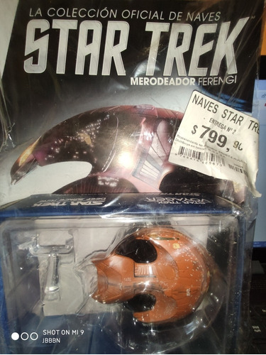 Colección  Naves Star Trek Merodeador Ferengi Nuevo Y Revist