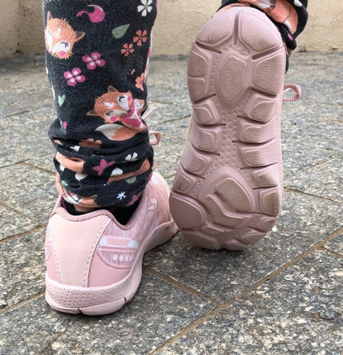 Promoção Lindo Escola Tenis Infantil Feminino Tamanho Até 35