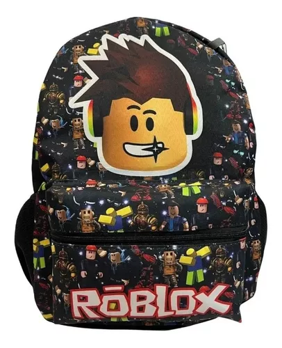 Mochila Escolar Bolsa Infantil Roblox Jogo Meninos Costas - Chic