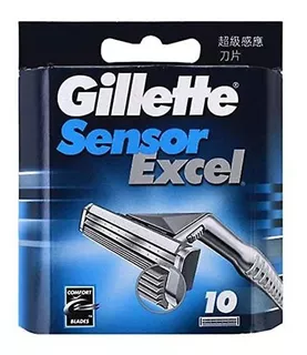 Gillette Sensor Excel - Paquete De 10