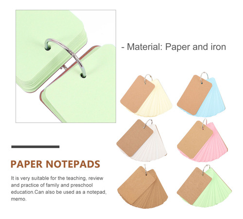 6 Tarjetas Didácticas Multicolores, Tarjetas Didácticas En B