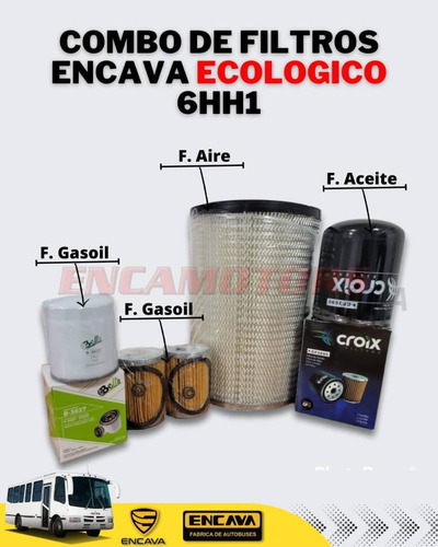 Combo Filtro Encava Ecológico 6hh1