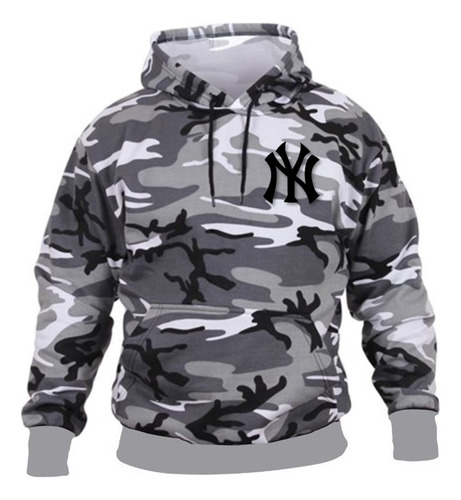 Buso Yankees New York Camuflado Militar Saco Deportivo Buzo 