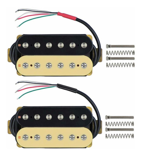 Fleor De Guitarra Eléctrica Humbucker De Doble Bobina Par