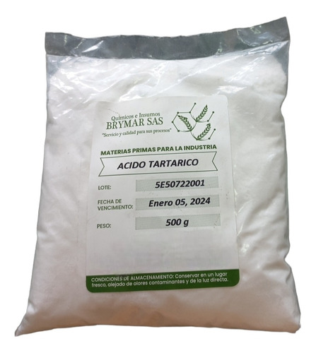 Acido Tartárico - G A $44 - L a $25000