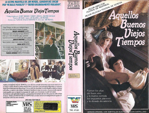 Aquellos Buenos Viejos Tiempos Vhs Josef Abrhám Marián Labud