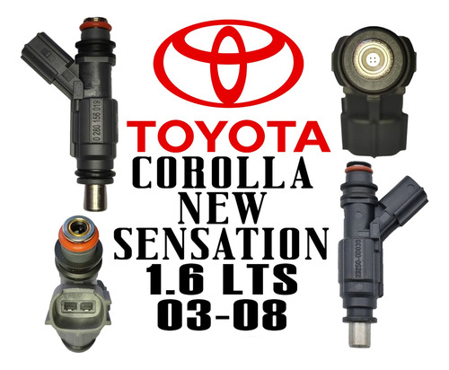 Inyector Gasolina Toyota Corolla New Sensation 1.6 03/08