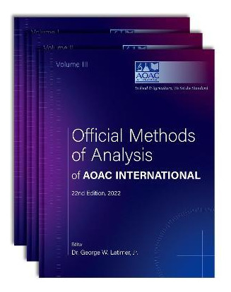 Libro Official Methods Of Analysis Of Aoac International ...