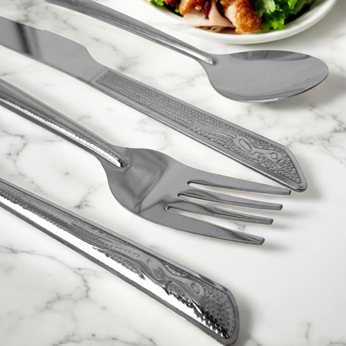 Econopack De 100 Juegos Cubiertos Cuchillo Cuchara Tenedor