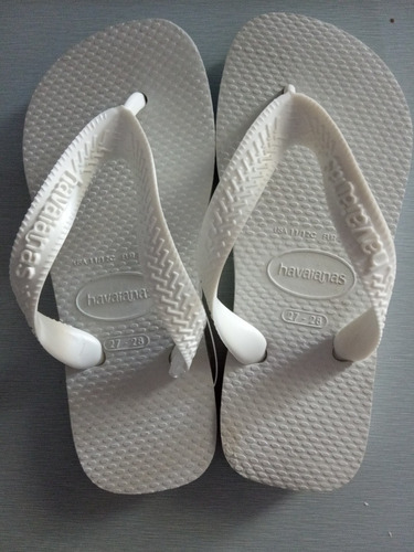 Havaianas Nuevas Blancas - Talle 27/28