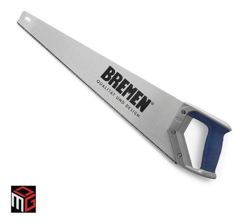 Imagen 1 de 6 de Serrucho Para Madera Carpintero Bremen 18 Doble Filo 450mm Cod. 3380 Dgm