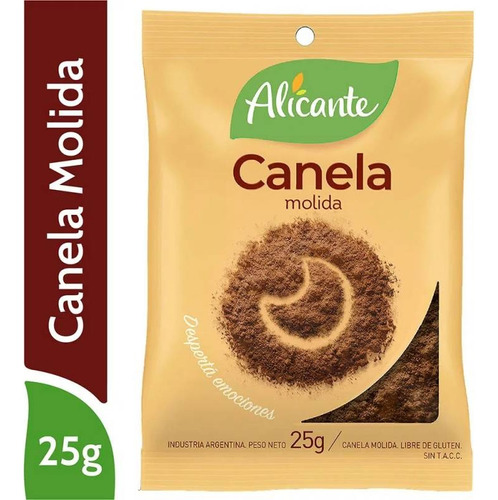 Canela Molida Alicante 25 Grs Pack 6 Unidades