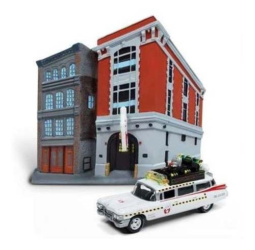 Diorama Cadillac Ecto 1a Ghostbusters 1:64 Johnny Lightning