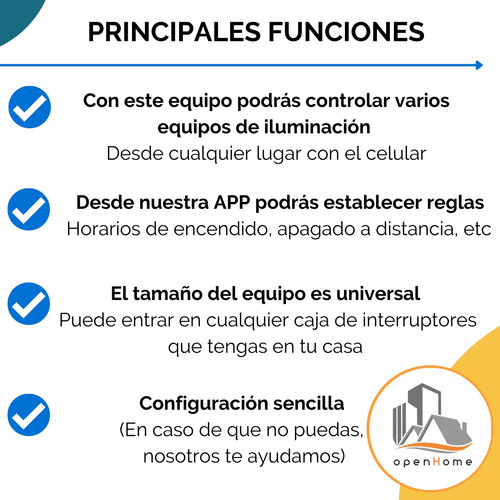 Interruptor De Luz Smart Wifi 2 Botones, Tuya Smart Domótica